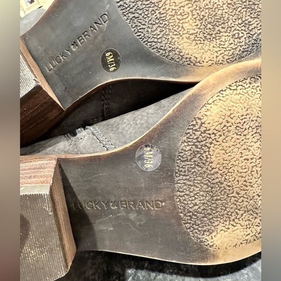 Lucky Brand Khlonn Over-The-Knee Boots - gray color - Size 6/36 - Picture 3 of 6